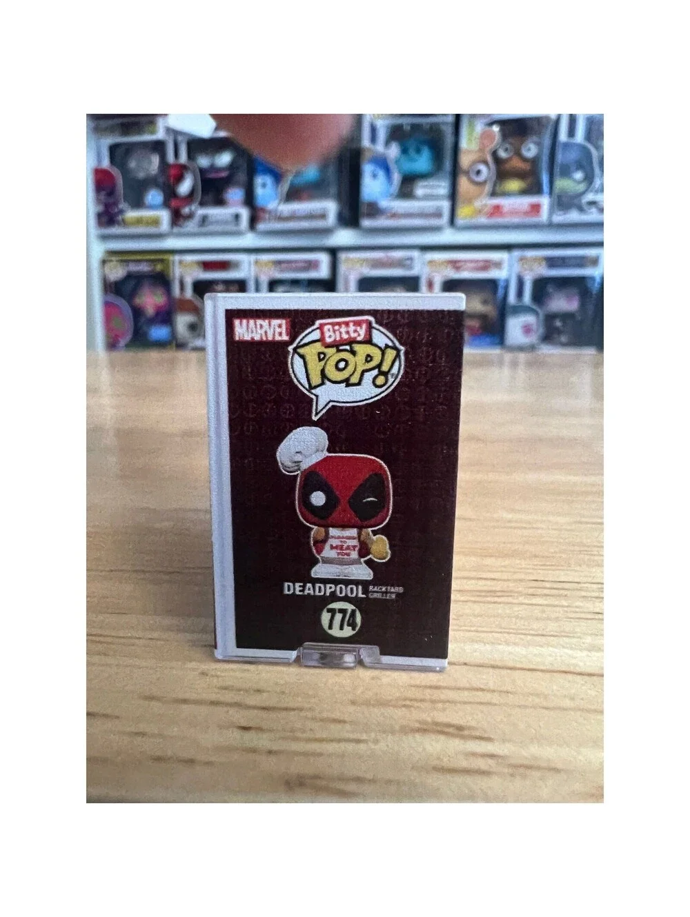 Bitty Backyard Griller Deadpool 1-Inch Funko Pop #774 Marvel Comics Mutant X-Men